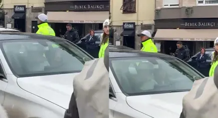 Bebek’te yolu kapatıp dans eden sürücü gözaltına alındı