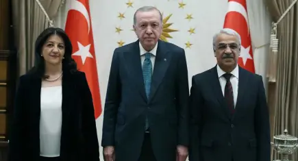  DEM Parti heyetinden Erdoğan görüşmesi sonrası "Yasal Çerçeve" çağrısı