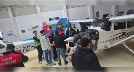 İzmir İtfaiyesi’ne hava kazalarına özel eğitim