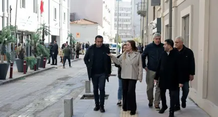 Alsancak Sokakları Yenileniyor