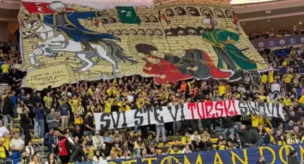 Fenerbahçe’den Partizan'a ‘I. Murat pankartı ’cevabı: Hepiniz Türk evlatlarısınız