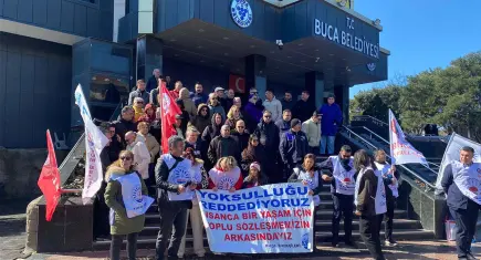 Buca Belediyesi’nde TİS çıkmazı sekizinci gününde