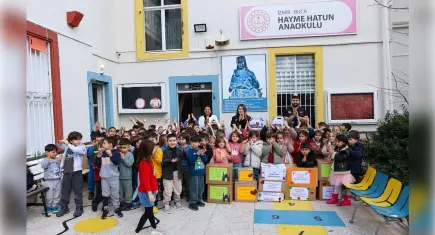 Hayme Hatun Anaokulu’ndan ihtiyaç sahiplerine destek