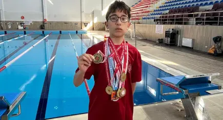 Kırılgan kemiklere rağmen büyük başarı: Kayra’dan Türkiye birinciliği