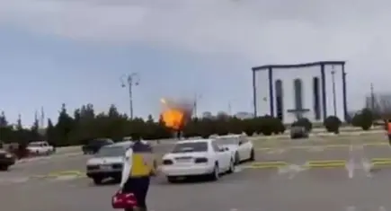 İran İHA’sı Azerbaycan’a düştü: 2 yaralı