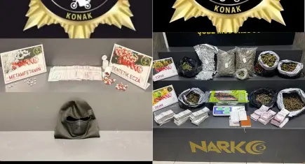 İzmir haber: Konak’ta narkotik operasyonu! 10 tutuklama