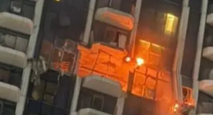 Dubai’de yerleşim bölgesindeki binaya İHA düştü