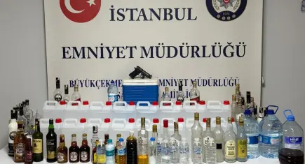 Büyükçekmece’de sahte içki operasyonu: 1 kişi gözaltına alındı