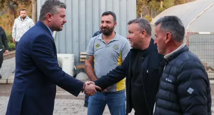 Buca’da Başkan Duman’dan sıcak bayramlaşma