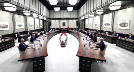 Kabine Toplantısı başladı!