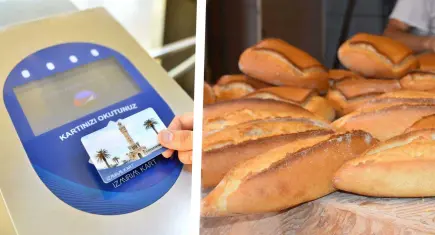 İzmir'de toplu ulaşım ve ekmek zamlandı