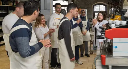 Otizimli gençler barista oluyor