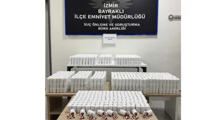 Bayraklı’da operasyon: 100 bini aşkın uyuşturucu hap ele geçirildi