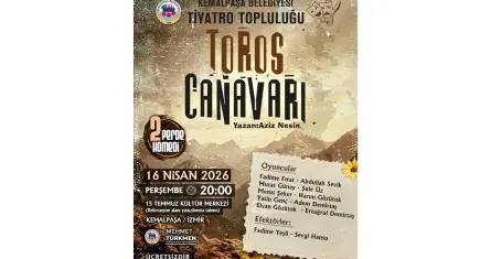 Kemalpaşa’da tiyatro zamanı: “Toros Canavarı” yeniden sahneye çıkıyor