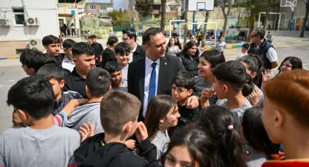 Başkan Eşki’den Evrenosoğlu Ortaokulu’na ziyaret