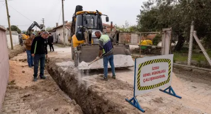 Bergama’da altyapı yenileniyor