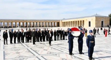 EGOD’un ilk kadın başkanı Deniz Erkan’dan Anıtkabir’e anlamlı ziyaret