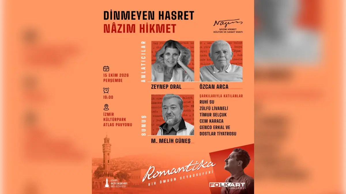 Nâzım Hikmet’in dünyası İzmir’de dört özel etkinlikle yaşatılacak